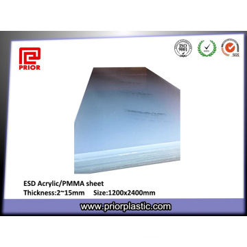 6X1220X2440mm Polycarbonate ESD Sheet with Clear Color